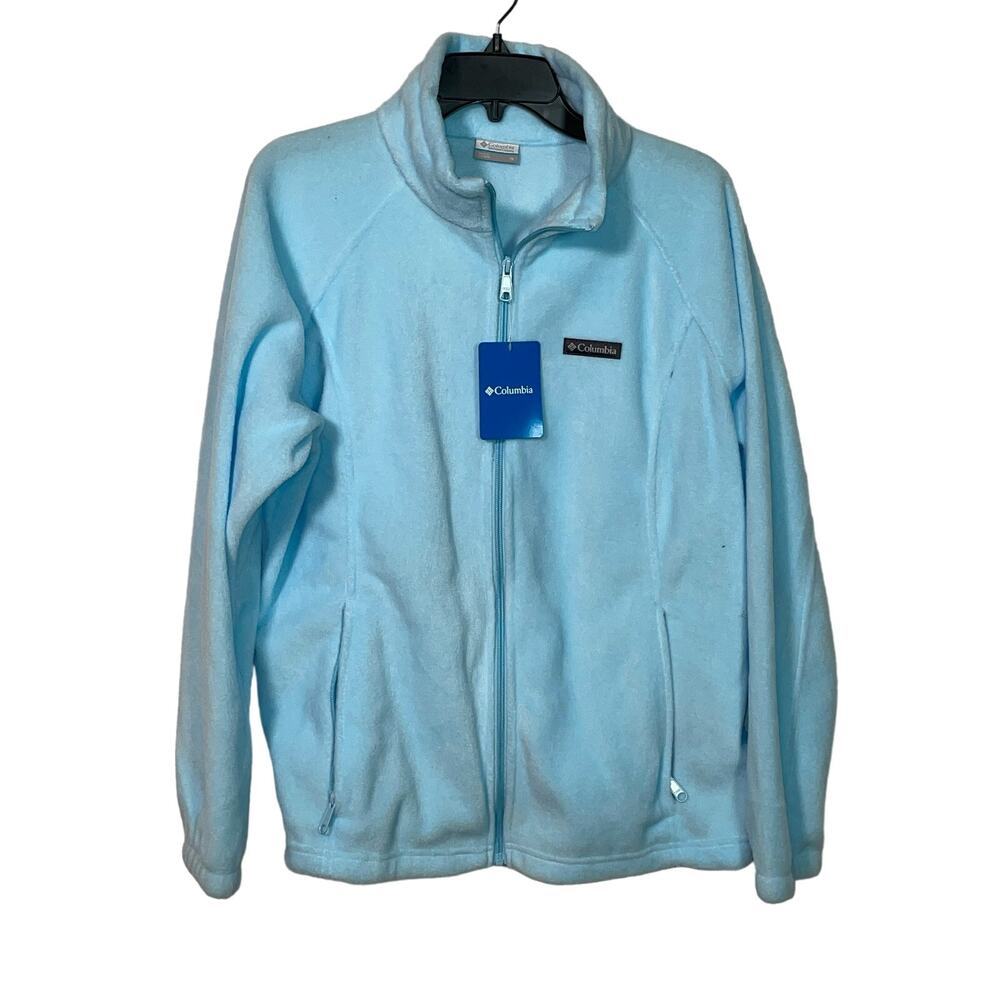 Columbia Women's Benton Springs Full Zip Fleece Jacket blue 1X